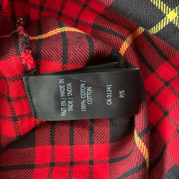 Simon’s Plaid Button-Down Fleece Shirt - Picture 5 of 6